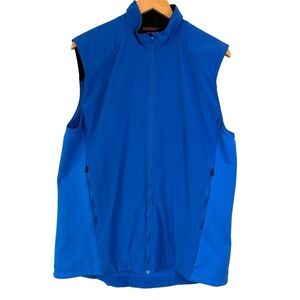 MEC Men's Vibrant Blue zip up Active wear Vest size Large